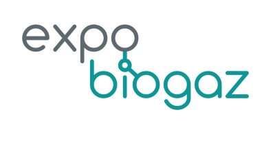 Logo der Expobiogaz in grau und türkis